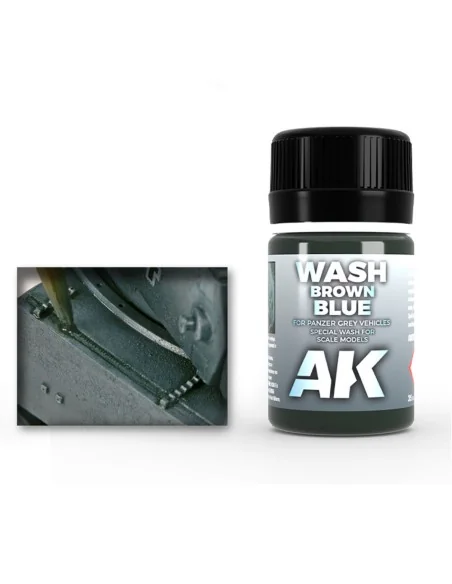 WASH FOR PANZER GREY VEHICLES - AK Interactive AK070