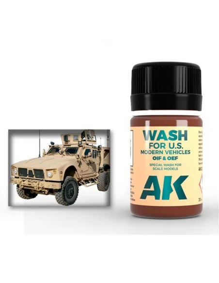 WASH FOR OIF & OEF - US VEHICLES - AK Interactive AK121