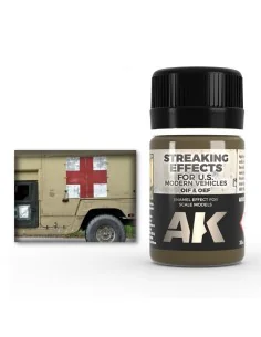 STREAKING EFFECTS FOR OIF & OEF - US VEHICLES - AK Interactive AK123