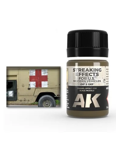 STREAKING EFFECTS FOR OIF & OEF - US VEHICLES - AK Interactive AK123