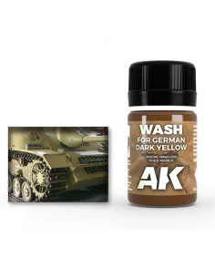 WASH FOR DARK YELLOW VEHICLES - AK Interactive AK300