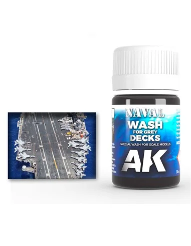 WASH FOR GREY DECKS - AK Interactive AK302