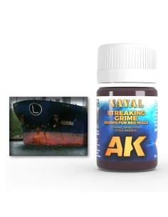 [NO_DESC] BROWN STREAKING GRIME FOR RED HULLS - AK Interactive AK304