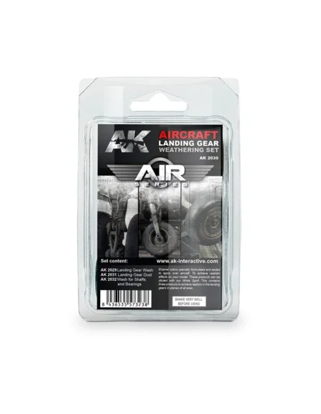 [NO_DESC] AIRCRAFT LANDING GEAR WEATHERING SET - AK Interactive AK2030