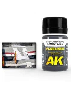 [NO_DESC] Paneliner for grey and blue camouflage 35ml - AK Interact...