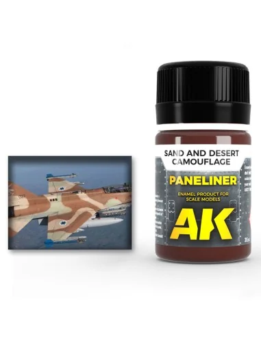 [NO_DESC] Paneliner for sand and desert camouflage 35ml - AK Intera...