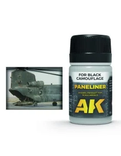 Paneliner for black camouflage 35ml - AK Interactive AK2075
