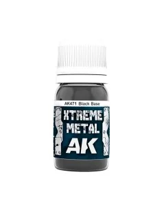[NO_DESC] XTREME METAL BLACK BASE - AK Interactive AK471