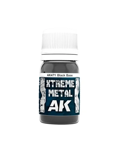 XTREME METAL BLACK BASE - AK Interactive AK471