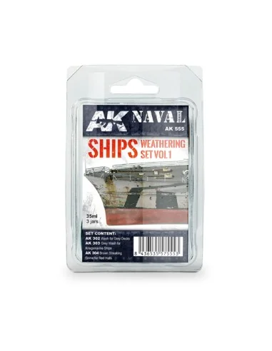 SHIPS VOL.1 WEATHERING SET - AK Interactive AK555
