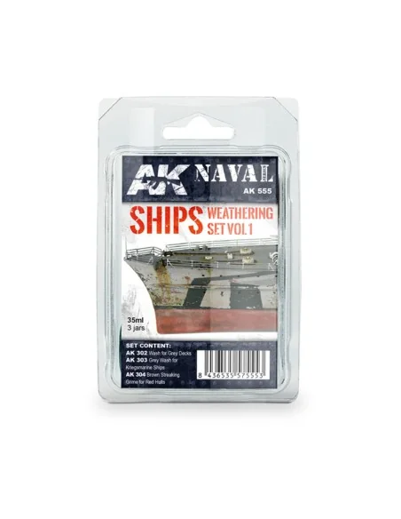 SHIPS VOL.1 WEATHERING SET - AK Interactive AK555