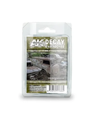 DECAY & ABANDONED WEATHERING SET - AK Interactive AK4180