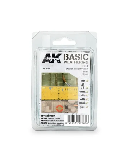 BASIC WEATHERING SET - AK Interactive AK688