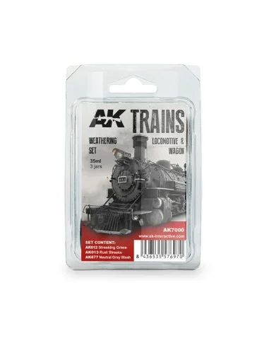 LOCOMOTIVE & WAGON - AK Interactive AK7000