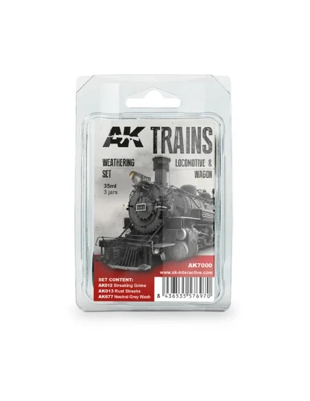 [NO_DESC] LOCOMOTIVE & WAGON - AK Interactive AK7000