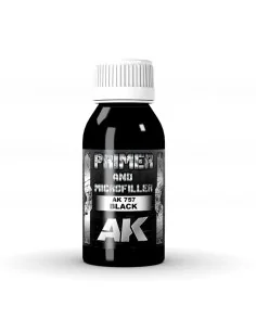 BLACK PRIMER AND MICROFILLER 100 ml - AK Interactive AK757