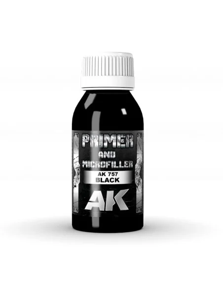 BLACK PRIMER AND MICROFILLER 100 ml - AK Interactive AK757