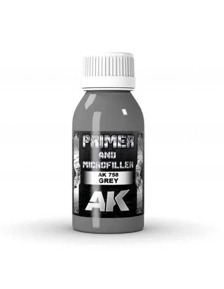 GREY PRIMER AND MICROFILLER 100 ml - AK Interactive AK758