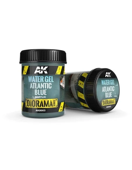 WATER GEL ATLANTIC BLUE - 250ml (Acrylic) - AK Interactive AK8003