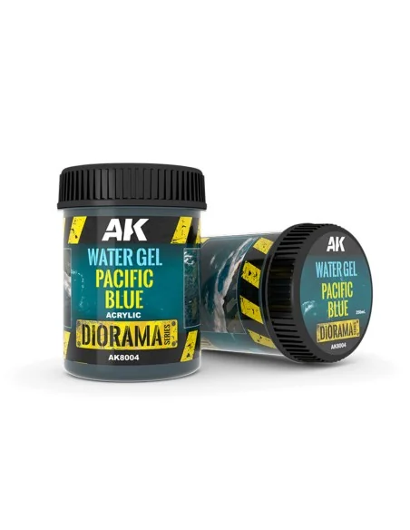 WATER GEL PACIFIC BLUE - 250ml (Acrylic) - AK Interactive AK8004