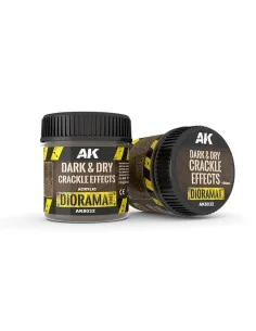 DARK & DRY CRACKLE EFFECTS - 100ml (Acrylic) - AK Interactive AK8032