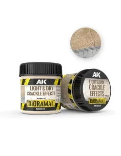 LIGHT & DRY CRACKLE EFFECTS - 100ml (Acrylic) - AK Interactive AK8033