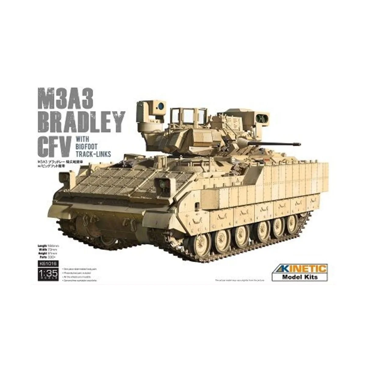 M3A3 with BIG FOOT TRACK L, 1/35 - KINETIC K61016 M3A3 with BIG FOOT TRACK L, 1/35 - KINETIC K61016