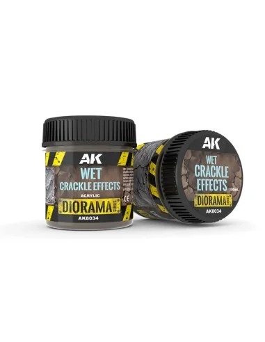 WET CRACKLE EFFECTS - 100ml (Acrylic) - AK Interactive AK8034
