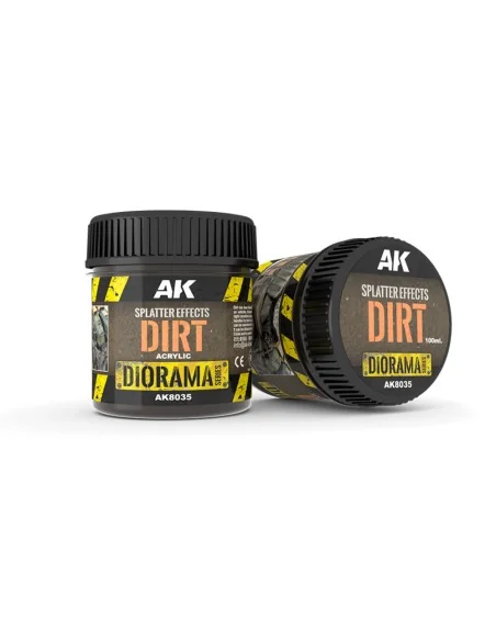 SPLATTER EFFECTS DIRT - 100ml (Acrylic) - AK Interactive AK8035