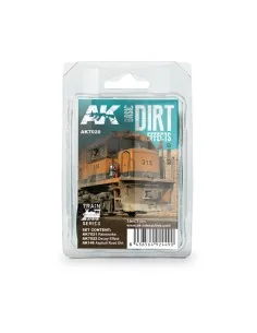 BASIC DIRT EFFECTS WEATHERING SET TRAIN SERIES - AK Interactive AK7020