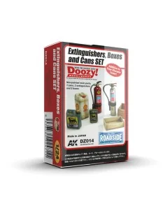 EXTINGUISHERS, BOXES AND CANS SET - AK Interactive DZ014