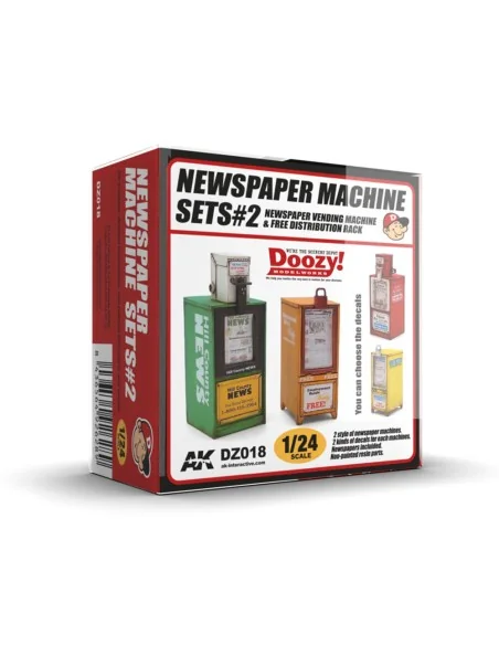 NEWSPAPER MACHINE SETS 2 - AK Interactive DZ018