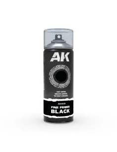 [NO_DESC] Fine Primer Black - Spray 400ml (Includes 2 nozzles) - AK...
