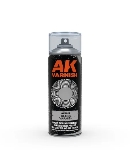Gloss Varnish - Spray 400ml (Includes 2 nozzles) - AK Interactive A...