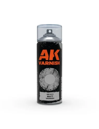 Matt Varnish - Spray 400ml (Includes 2 nozzles) - AK Interactive AK...