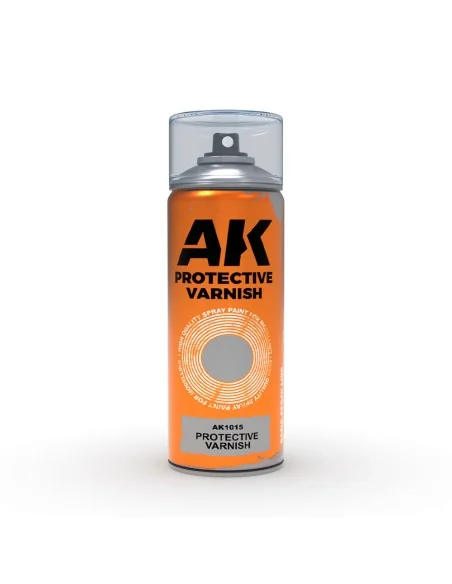Protective Varnish - Spray 400ml (Includes 2 nozzles) - AK Interact...