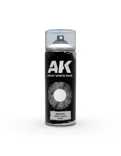 Great White Base - Spray 150ml - AK Interactive AK1019