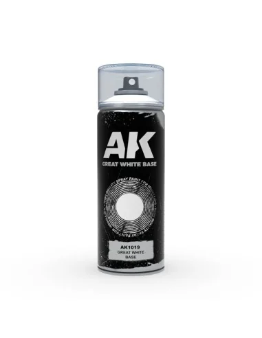 Great White Base - Spray 150ml - AK Interactive AK1019