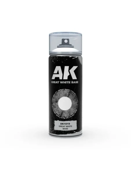 [NO_DESC] Great White Base - Spray 150ml - AK Interactive AK1019