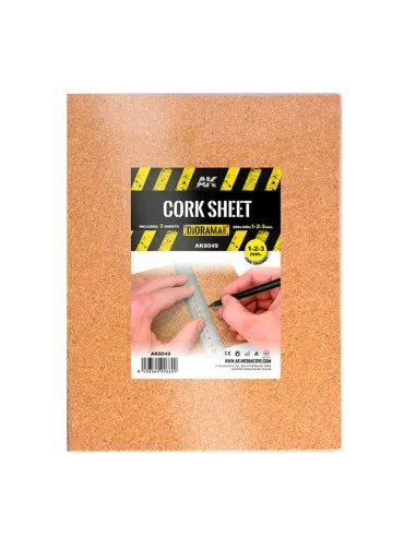 CORK SHEETS - FINE GRAINED / LAMINAS CORCHO - GRANO FINO - 200 x 30...