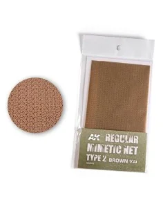 REGULAR CAMOUFLAGE NET Type 2 BROWN - AK Interactive AK8062