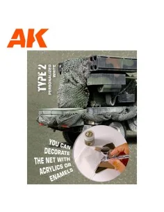 REGULAR CAMOUFLAGE NETType 2 PERSONALIZED WHITE - AK Interactive AK... 2