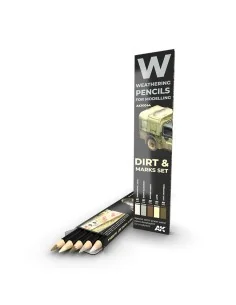 [NO_DESC] WATERCOLOR PENCIL SET SPLASHES, DIRT AND STAINS SET - AK ...