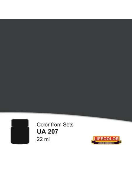 [NO_DESC] Schwarzgrau Panzergrau 22 ml - Lifecolor NUA207