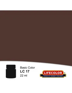 Matt Brown 22 ml - Lifecolor NLC17