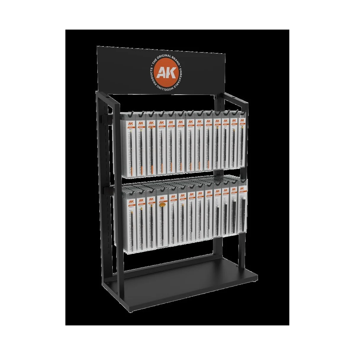 SYNTHETIC BRUSHES DISPLAY (26 ref. x 10units) - AK Interactive AK E...