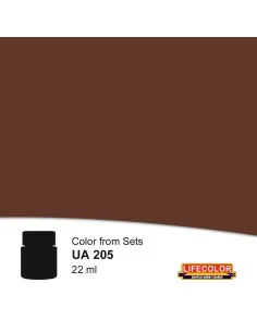 Rotbraun Schokoladen Braun 22 ml - Lifecolor NUA205