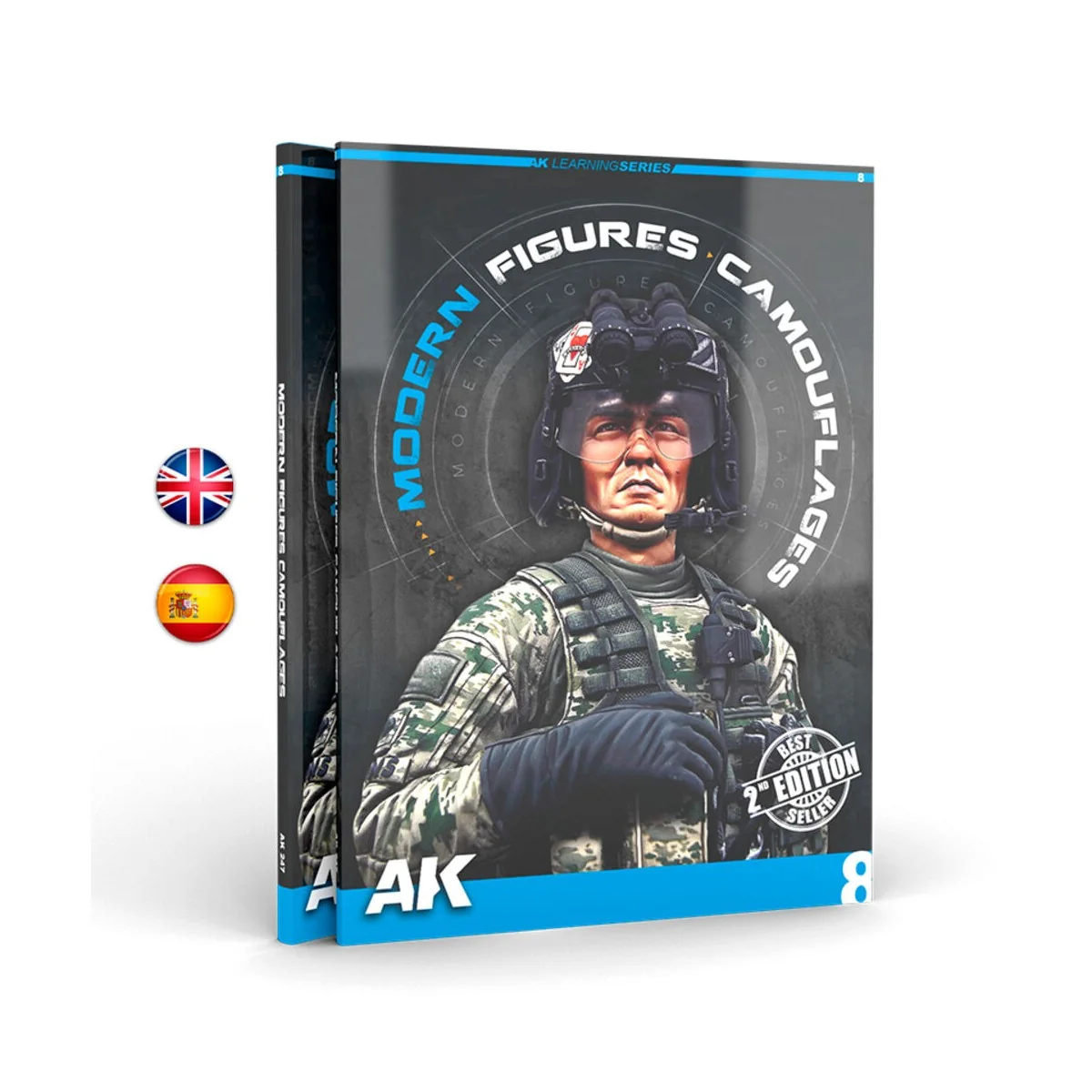 MODERN FIGURES COMOUFLAGES (AK LERNING SERIES Nº 8) English - AK In...