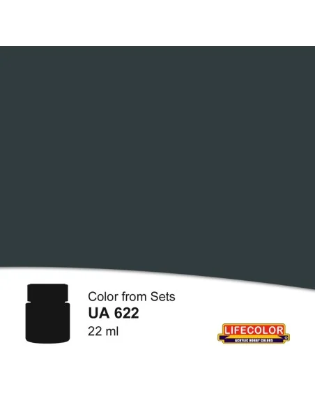 Dark Gray 5D 22 ml - Lifecolor NUA622