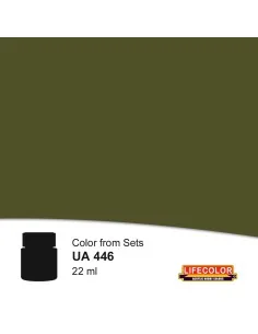 Helmet Dark Green 22 ml - Lifecolor NUA446